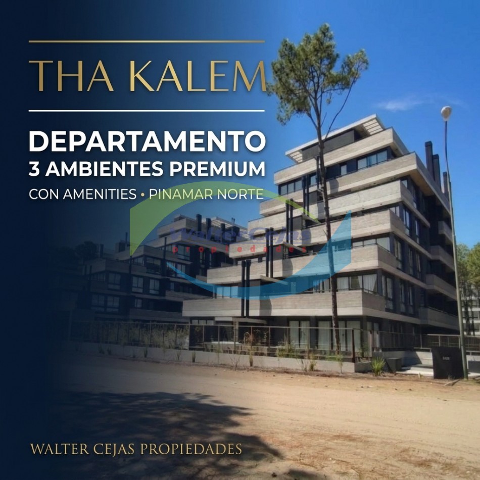 DEPARTAMENTO 3 AMBIENTES - THE KALEM - UNIDAD PREMIUM - PINAMAR NORTE 