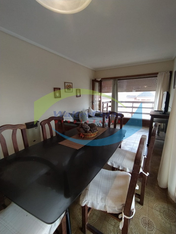 HERMOSO DEPARTAMENTO 2 AMBIENTES  EN EL CENTRO DE GESELL - COCHERA - GAS NATURAL - VISTA AL MAR