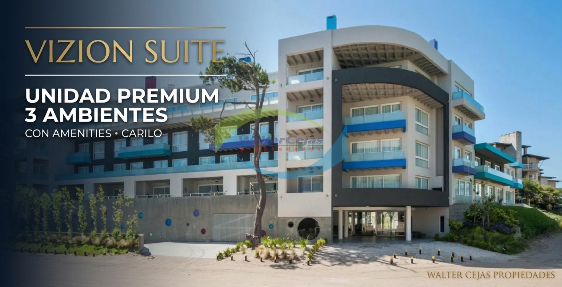 DEPARTAMENTO 3 AMBIENTES EN VENTA - VIZION SUITE - CARILO 
