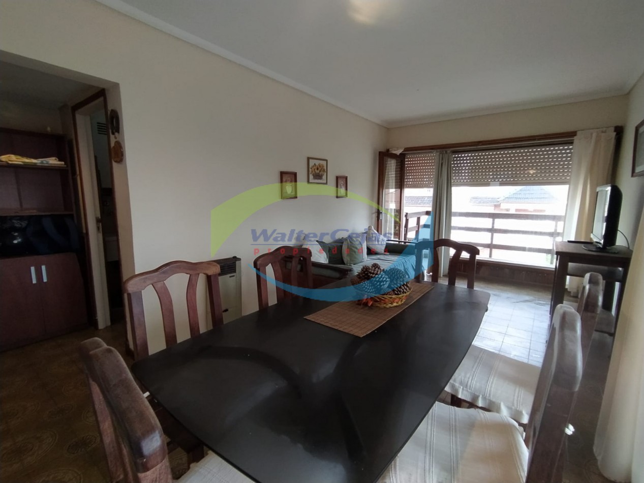HERMOSO DEPARTAMENTO 2 AMBIENTES  EN EL CENTRO DE GESELL - COCHERA - GAS NATURAL - VISTA AL MAR