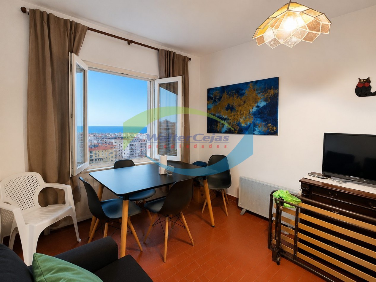GESELL CENTRO - DEPARTAMENTO 2 AMBIENTES EN VENTA - VISTA AL MAR 