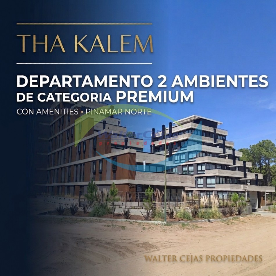 DEPARTAMENTO 2 AMBIENTES - THE KALEM - UNIDAD PREMIUM - PINAMAR NORTE 