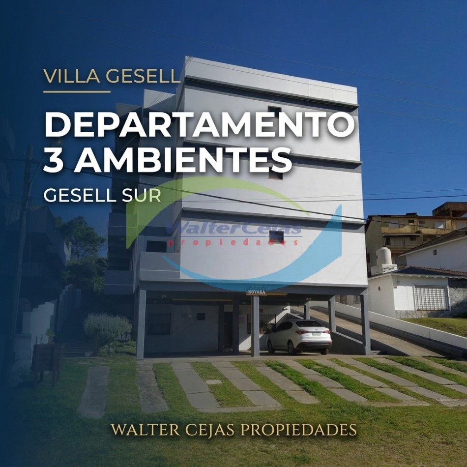 HERMOSO DEPARTAMENTO 3 AMBIENTES EN VENTA - GESELL SUR - 