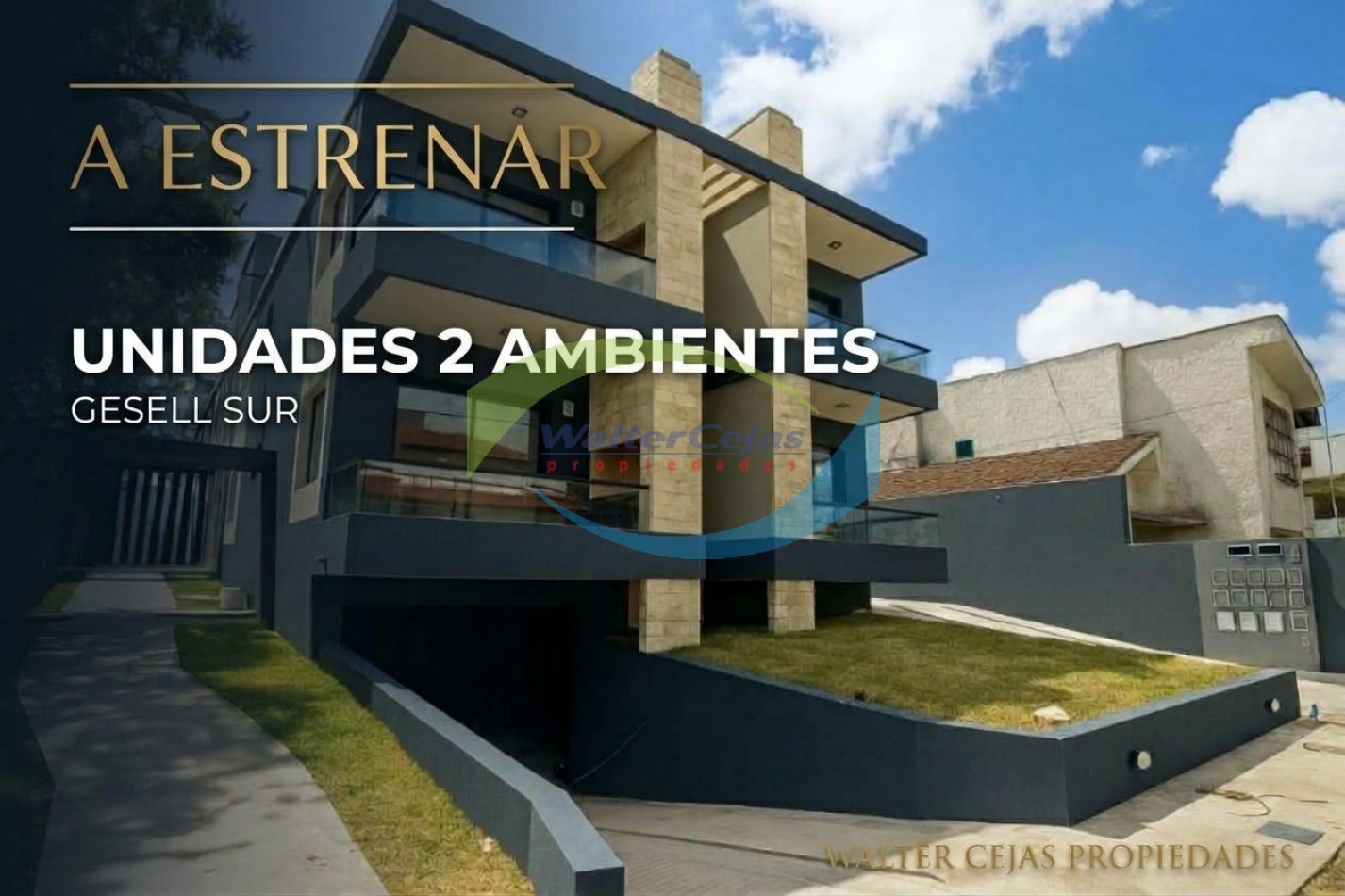 DEPARTAMENTO 2 AMBIENTES - A ESTRENAR - GESELL SUR 