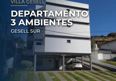 HERMOSO DEPARTAMENTO 3 AMBIENTES EN VENTA - GESELL SUR - 