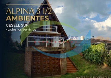 ALPINA 3 1/2 AMBIENTES (PH) EN vENTA - GESELL SUR 