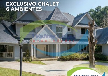EXCLUSIVO CHALET 6 AMBIENTES - PINAMAR CHICO- PINAMAR NORTE 