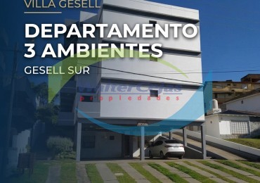 HERMOSO DEPARTAMENTO 3 AMBIENTES EN VENTA - GESELL SUR - 