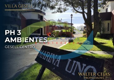 DUPLEX 3 AMBIENTES - GESELL CENTRO - IDEAL VIVIENDA PERMANENTE 