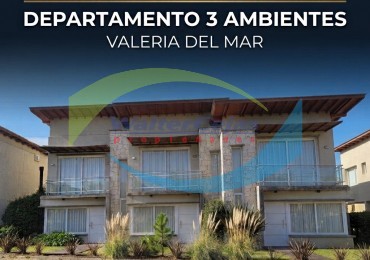 DEPARTAMENTO 3 AMBIENTES - VALERIA ZOHO - VALERIA DEL MAR 